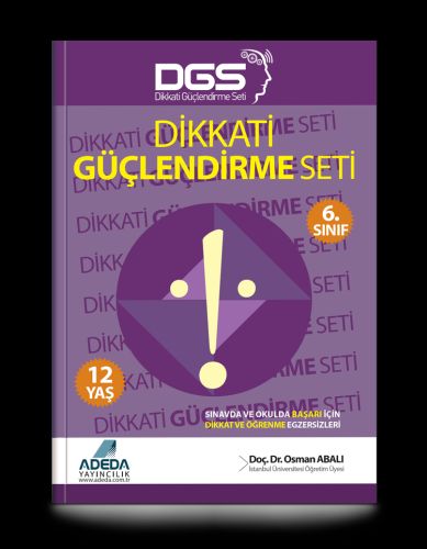 Dikkati Güçlendirme Seti 6 Sınıf 12 Yaş 1 Kitap