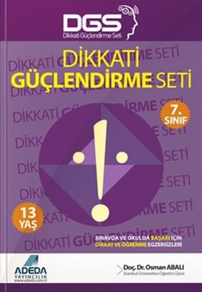 Dikkati Güçlendirme Seti  7 Sınıf  13 Yaş