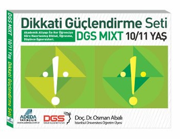 Dikkati Güçlendirme Seti Mixt 10  11 Yaş 1 Kitap