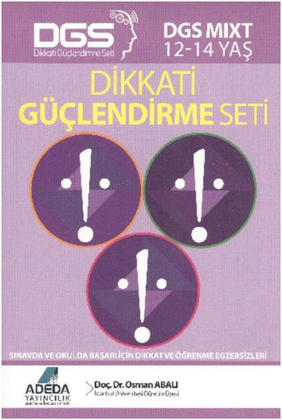 Dikkati Güçlendirme Seti Mixt 12  14 Yaş 1 Kitap