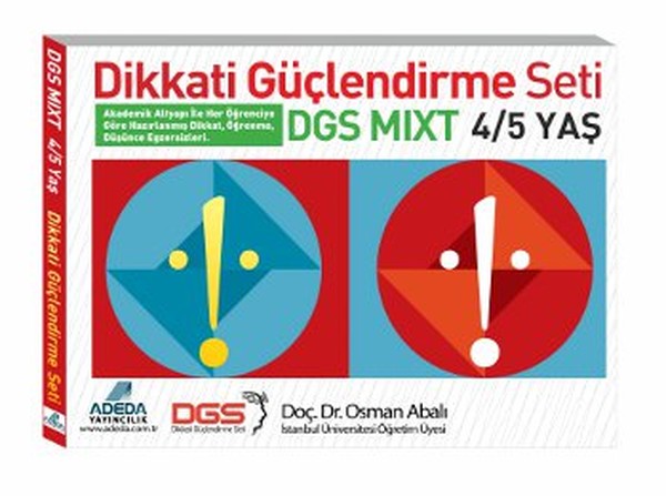 Dikkati Güçlendirme Seti Mixt 4  5 Yaş 1 Kitap