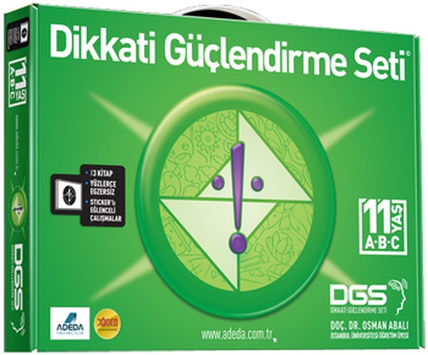 Dikkati Güçlendirme Seti 5 Sınıf 11 Yaş  3 Kitap Karton Kutu Set