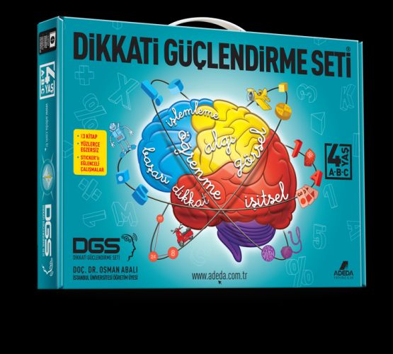 Dikkati Güçlendirme Seti Ana Sınıfı 4 Yaş 3 Kitap Karton Kutu Set