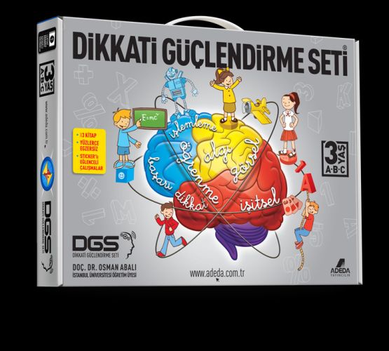 Dikkati Güçlendirme Seti Ana Sınıfı 3 Yaş 3 Kitap Karton Kutu Set