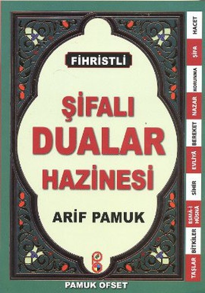 Fihristli Şifalı Dualar Hazinesi   Fihristli Orta Boy Dua125