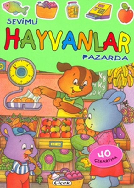 Sevimli Hayvanlar Pazarda  40 Çıkartma