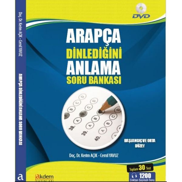 Arapça Dinlediğini Anlama Soru Bankası DVDli Ciltli