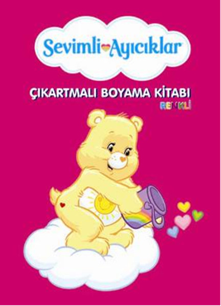 Sevimli Ayıcıklar Çıkartmalı Renkli Boyama Kitabı 5