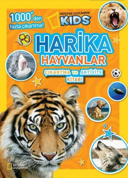 National Geographic Kids  Harika Hayvanlar Çıkartma ve Aktivite