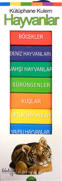 Kütüphane Kulem Hayvanlar  8 Kitap Takım