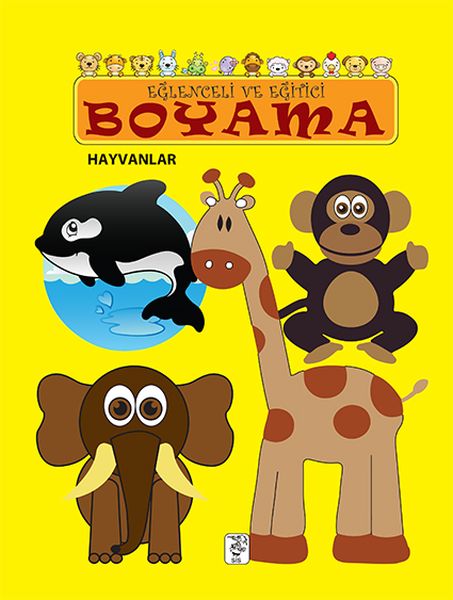 Eğlenceli ve Eğitici Boyama  Hayvanlar