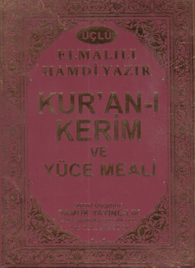 Kuranı Kerim ve Yüce Meali Çanta Boy Üçllü 011