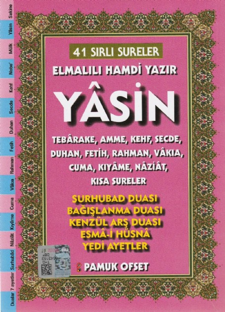 41 Sırlı Sureler Yasin Tebareke Amme Duhan Orta Boy Yas225