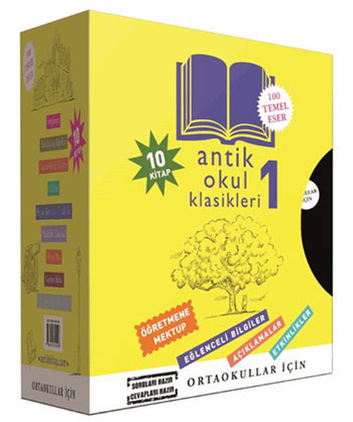 Antik Okul Klasikleri Set 1  10 Kitap Takım