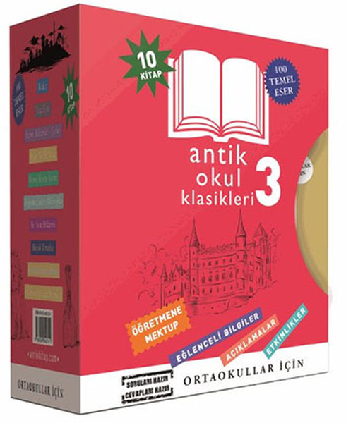 Antik Okul Klasikleri Set 3  10 Kitap Takım