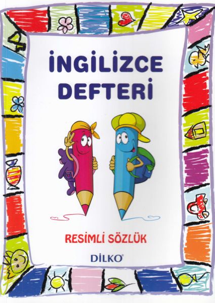 İlkokul Sözlüklü Defter 1234 Sınıf  Resimli