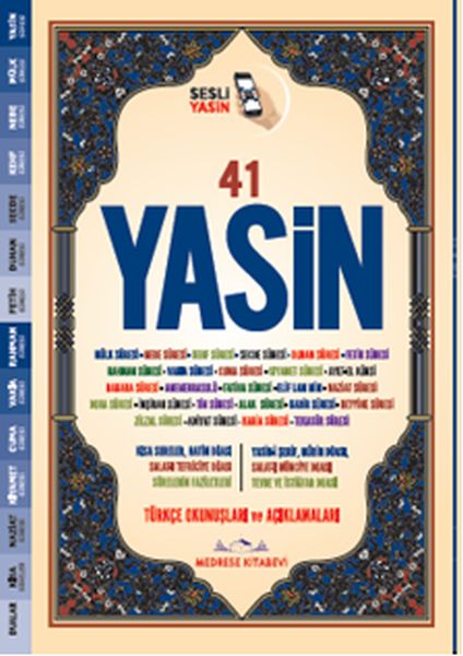 Türkçe Okunuşlu ve Mealli Sesli 41Yasini Şerif Cami Boy