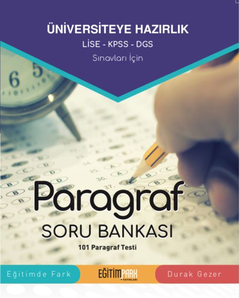 Eğitim Park Lise Paragraf Soru Bankası 3300 TL İADESİZ