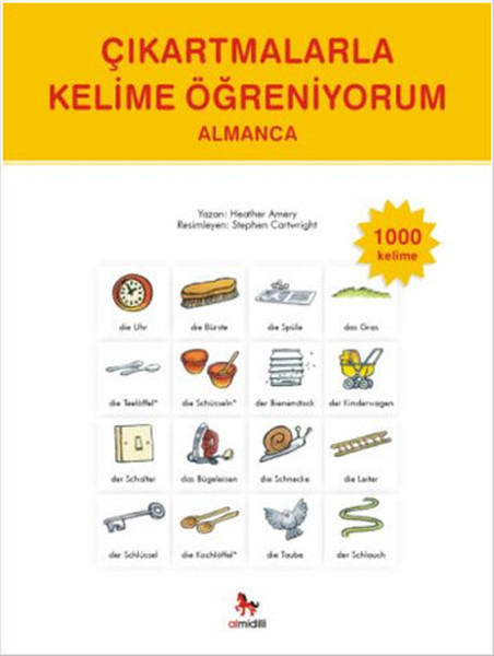 Çıkartmalarla Kelime Öğreniyorum  Almanca 1000 Kelime