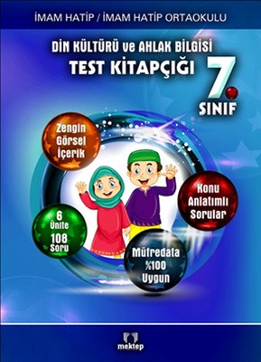 7 Sınıf Din Kültürü ve Ahlak Bilgisi Test Kitabı