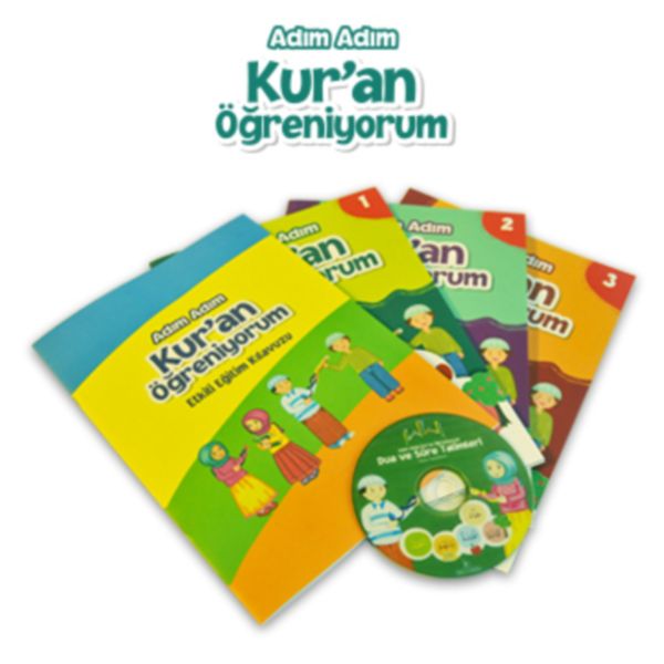 Adım Adım Kuran Öğreniyorum Seti DVD Hediyeli