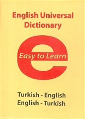 English Universal Dictionary Easy to Learn  TurkishEnglish  EnglishTurkish