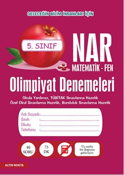 Altın Nokta 5 Sınıf Nar Olimpiyat Denemeleri