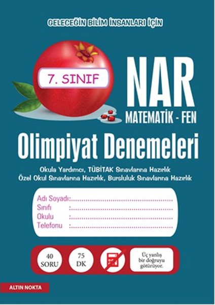 Altın Nokta 7 Sınıf Nar Olimpiyat Denemeleri