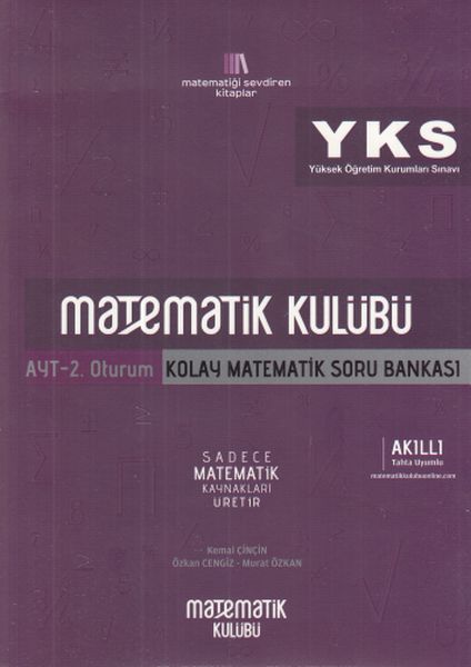 Matematik Kulübü AYT Kolay Matematik Soru Bankası Yeni