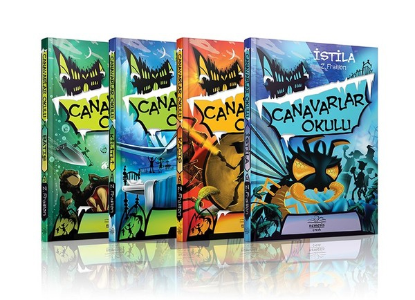 Canavarlar Okulu Seti4 Kitap Takım