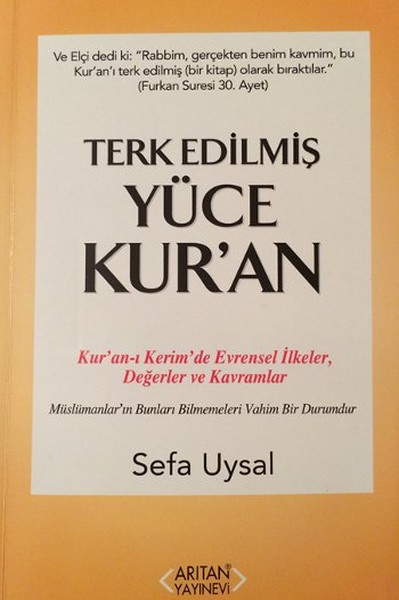 Terk Edilmiş Yüce Kuran