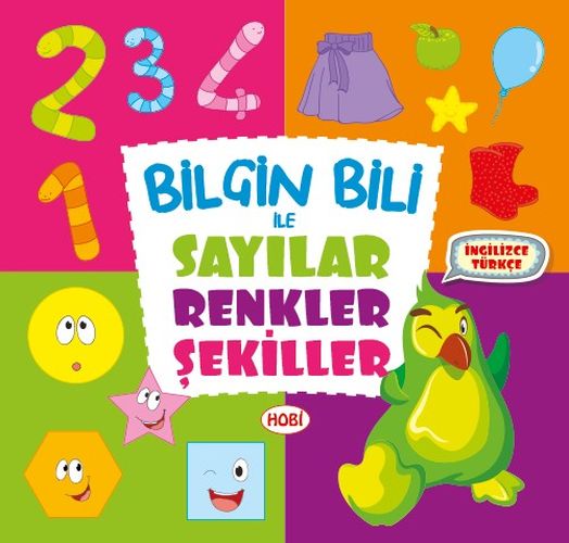 Bilgin Bili ile SayılarRenklerŞekiller İngilizceTürkçe