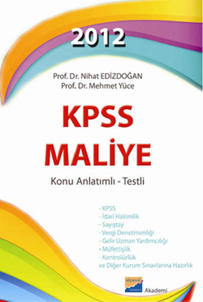 2012 KPSS Maliye Konu Anlatımlı  Testli