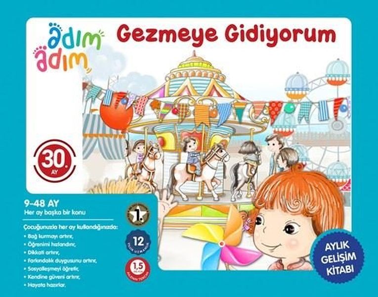 Gezmeye Gidiyorum  30 Ay Gelişim Kitabı