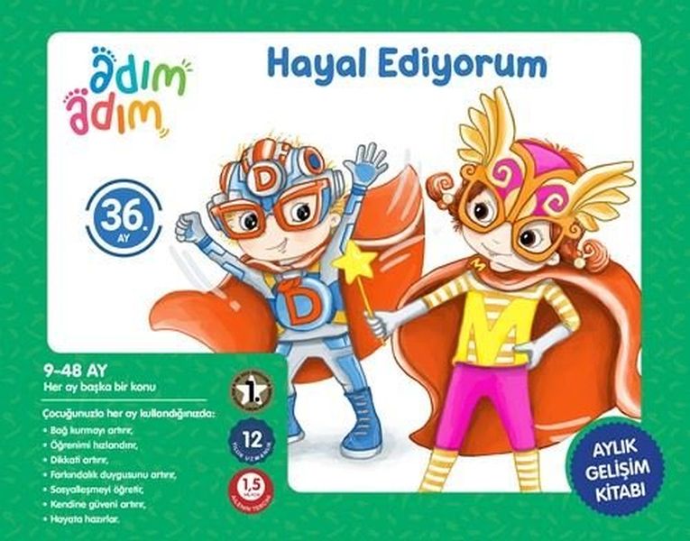 Hayal Ediyorum  36 Ay Gelişim Kitabı