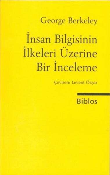 İnsan Bilgisinin İlkeleri Üzerine Bir İnceleme