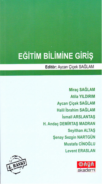 Eğitim Bilimine Giriş Yrd Doç Dr Aycan Çiçek Sağlam