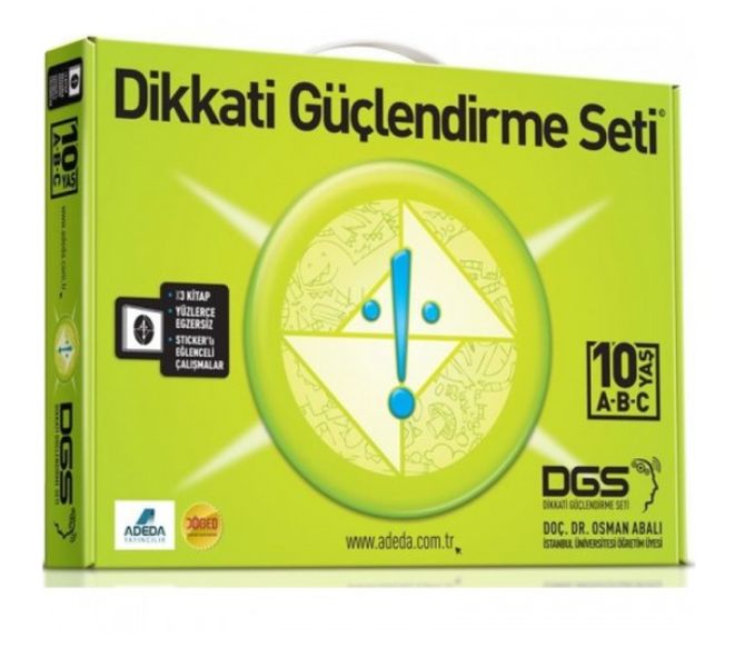 Dikkati Güçlendirme Seti 4 Sınıf 10 Yaş 3 Kitap Karton Kutu Set