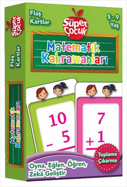 Flaş Kartlar  Matematik Kahramanları  OynaEğlenÖğrenZeka Geliştir 59 Yaş