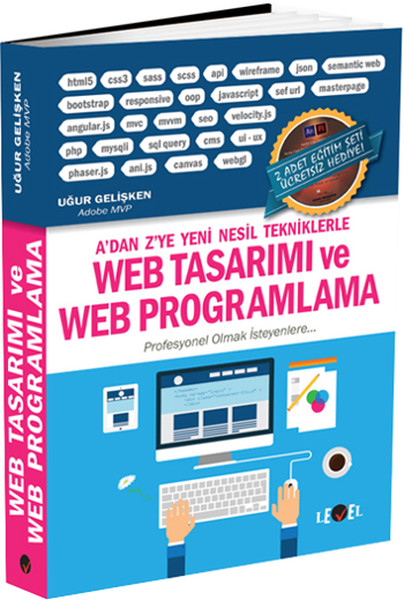 Adan Zye Yeni Nesil Tekniklerle  Web Tasarımı ve Web Programlama  2 Adet Eğitim Seti Hediyeli