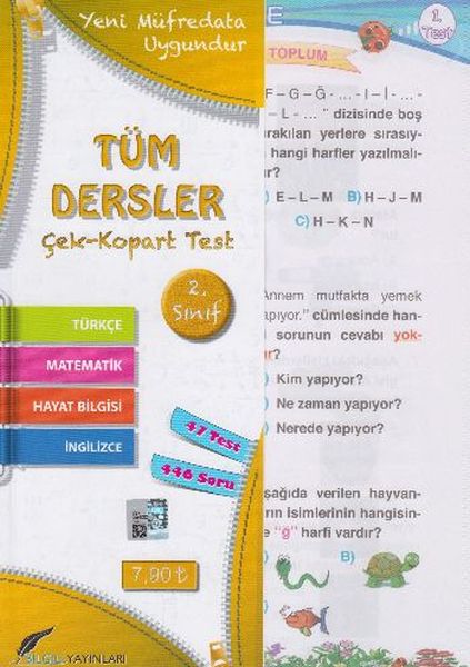 Bilgili 2 Sınıf Tüm Dersler Yaprak Test