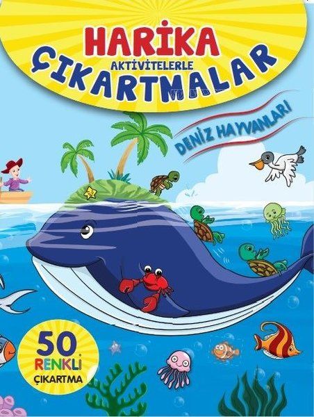 Deniz Hayvanları  Harika Aktivitelerle Çıkartmalar