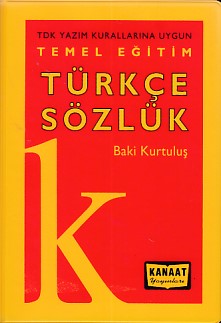 Temel Eğitim  Türkçe Sözlük Plastik Kapak