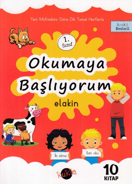 1 Sınıf Okumaya Başlıyorum Elakin 10 Kitap