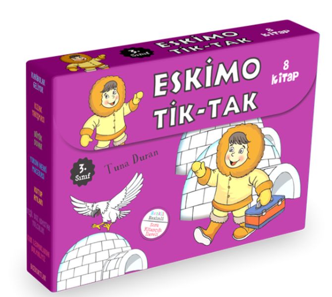 3 Sınıf Eskimo Tik Tak  8 Kitap Takım