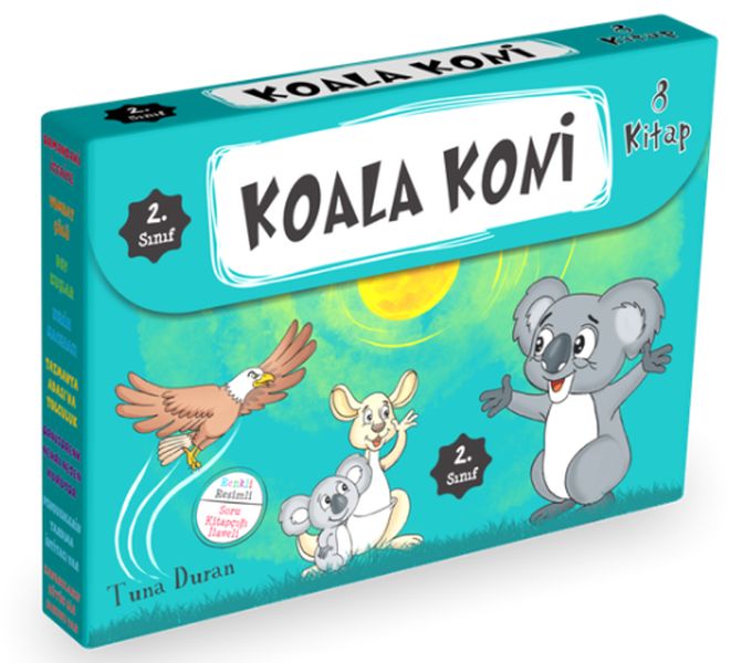 2Sınıf Koala Koni  8 Kitap Takım