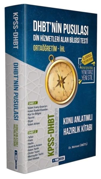 Yedibeyza DHBT nin Pusulası OrtaöğretimİHL Konu Anlatımlı Hazırlık Kitabı