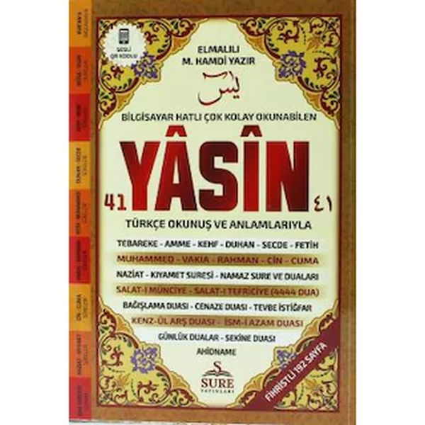 41 Yasin Orta Boy Kod 101