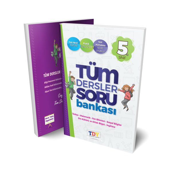 TDY Yayınları 5Sınıf Tüm Dersler Soru Bankası Yeni