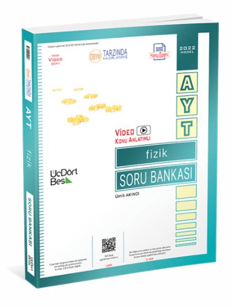 Üç Dört Beş 2022 AYT Fizik Soru Bankası